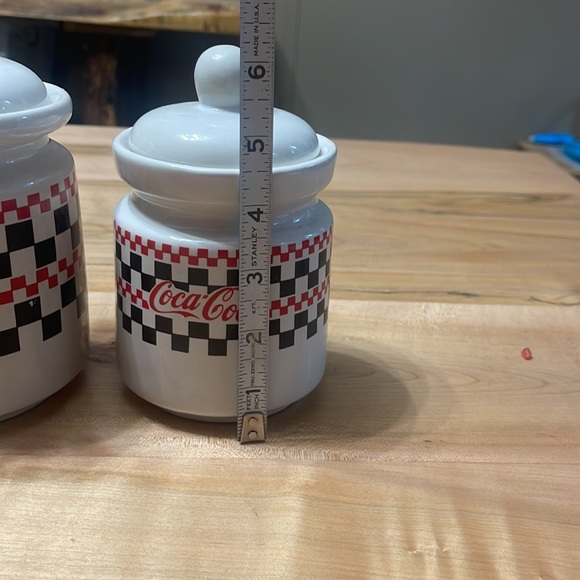 Coca-Cola ceramic canisters - Picture 5 of 10